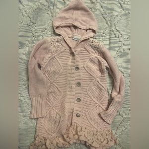 Naartjie girls dusty pink cardigan size 6